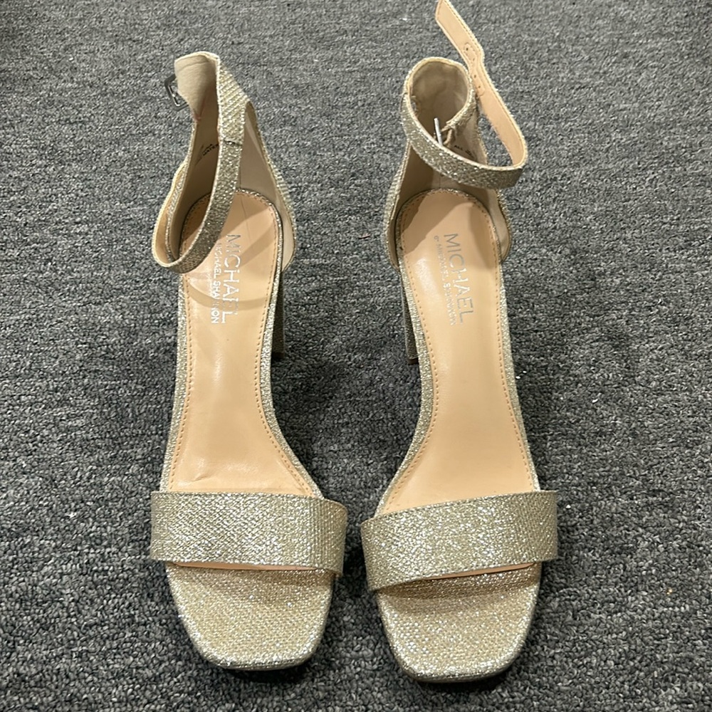 Glitter Strappy Heels